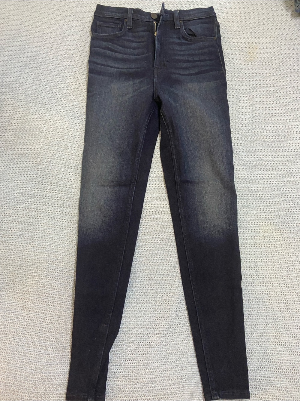 Hudson Jeans Women’s Skinny Jeans in Dark Indigo Fade - Centerfold cut
